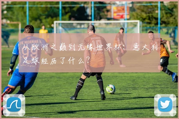 从欧洲之巅到无缘世界杯：意大利足球经历了什么？