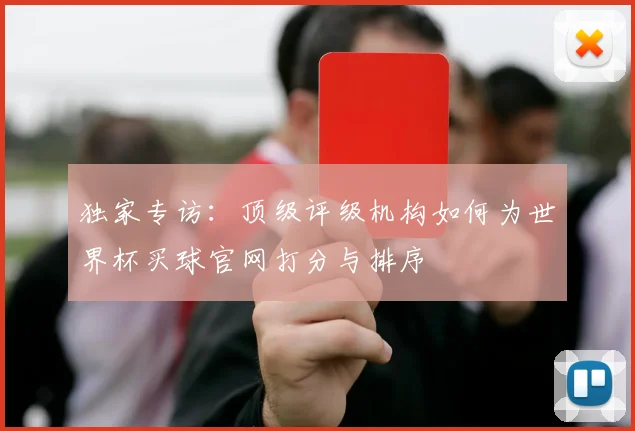独家专访：顶级评级机构如何为世界杯买球官网打分与排序